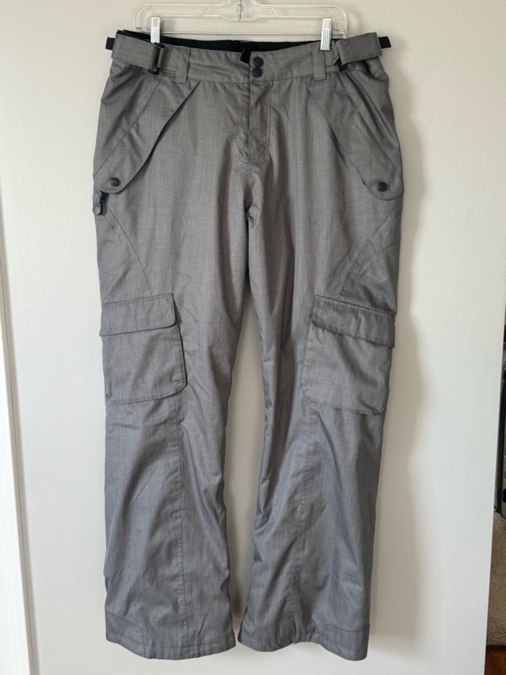 Rawik Gray Snow Pants Womens Large Snowboard Insulated Winter Ski Pants